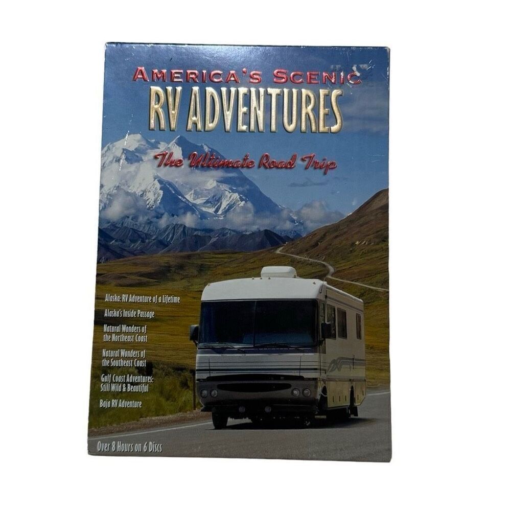 Americas Scenic RV Adventures DVD 6-Disc Set Ultimate Road Trip NEE